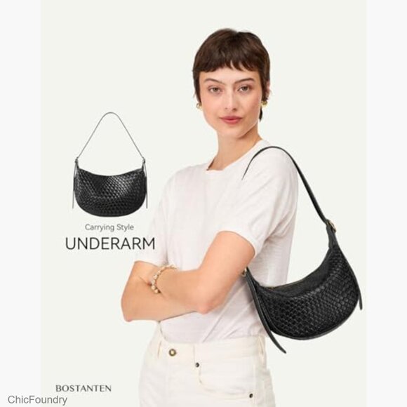 Hobo Bags for Women, Soft Vegan Leather Crossbody Bag for  Vegan Leather Crossbody Bag Adjustable Strap Hobo Shoulder Purse